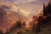 Albert Bierstadt View of the Grindelwald oil painting on canvas